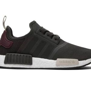 Adidas NMD R1 Women's Running Shoes Utility Olive Green Maroon